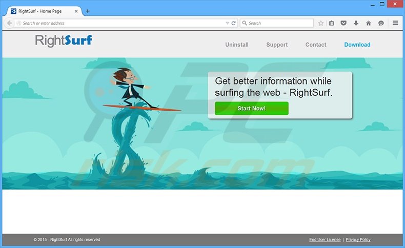 RightSurf adware