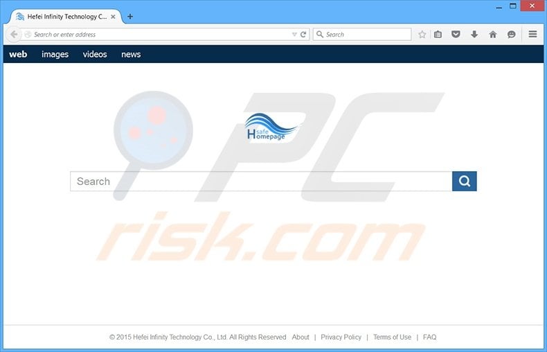 searches.safehomepage.com browser hijacker