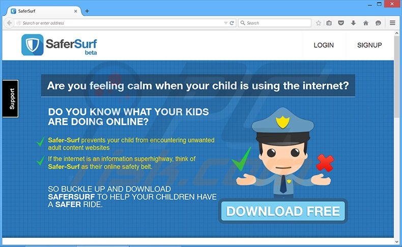 safer-surf adware