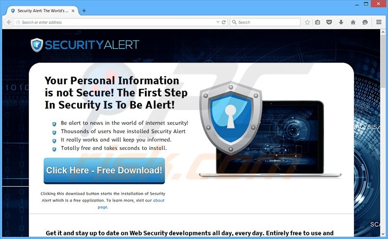Security Alert adware