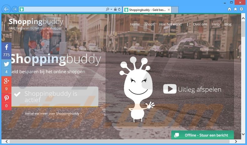 Shoppingbuddy adware