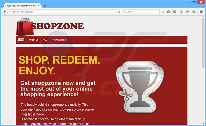 Shopzone adware