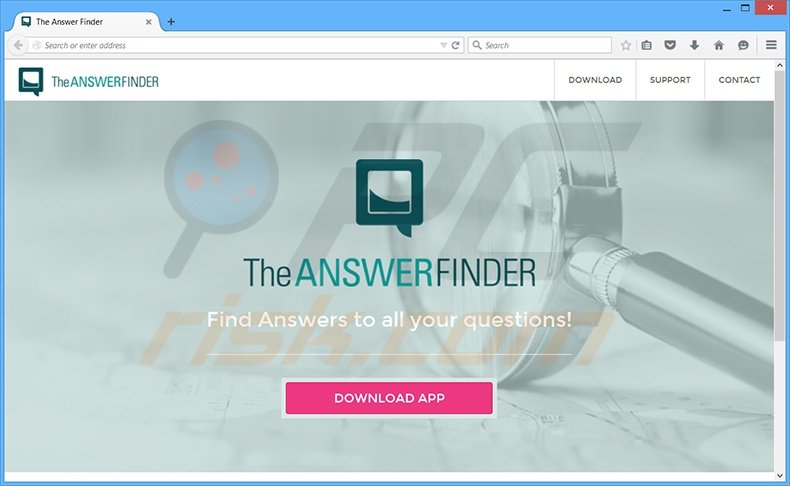 theanswerfinder adware