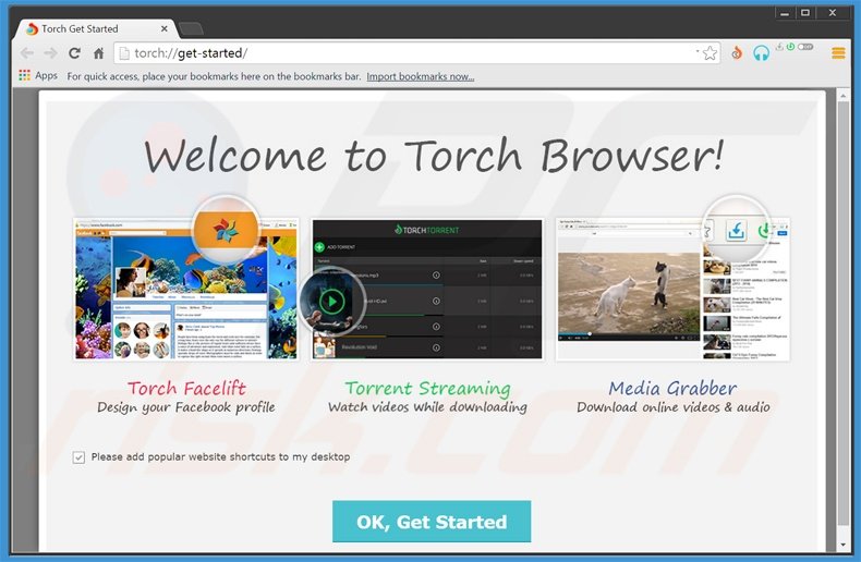 Torch Browser adware app