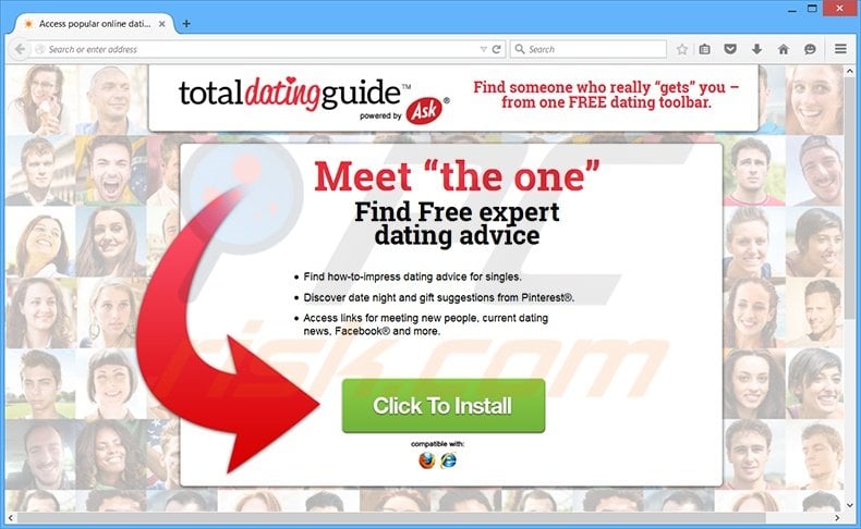 TotalDatingGuide browser hijacker