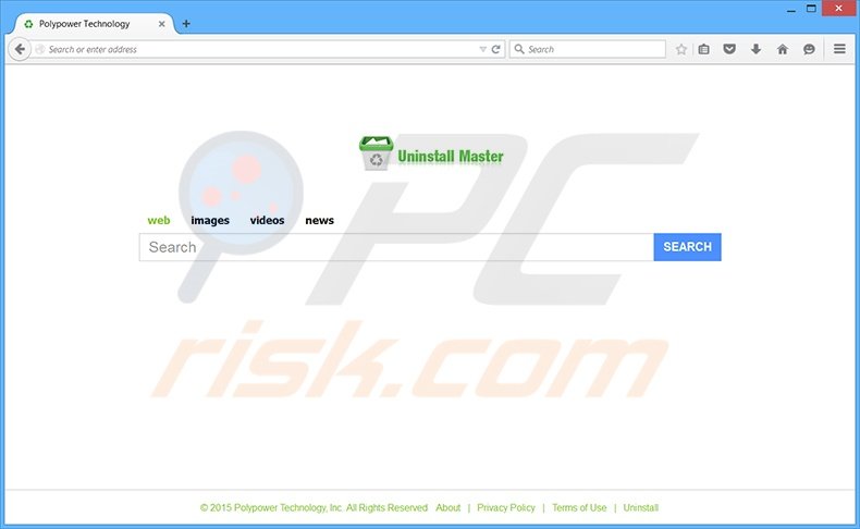 Uninstall Master browser hijacker