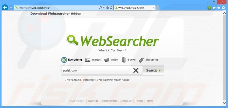 WebSearcher adware