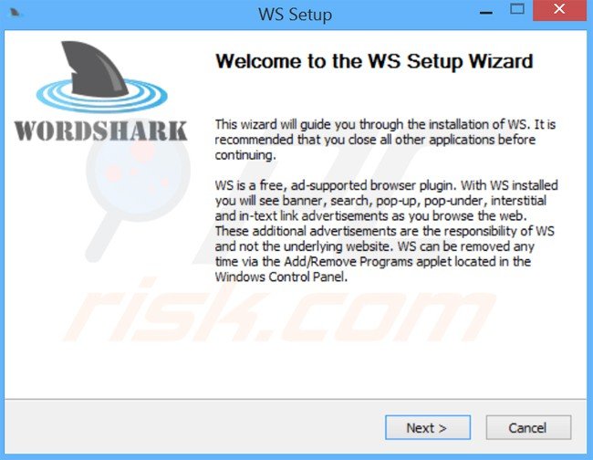 wordshark installer setup