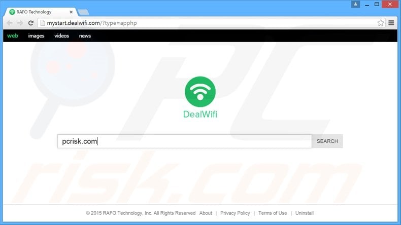 mystart.dealwifi.com browser hijacker