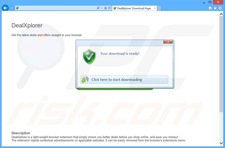 DealXplorer adware