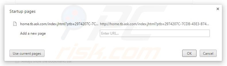 Removing LotteryStream from Google Chrome homepage