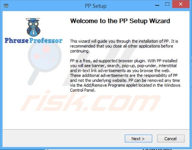 phraseprofessor adware installer setup