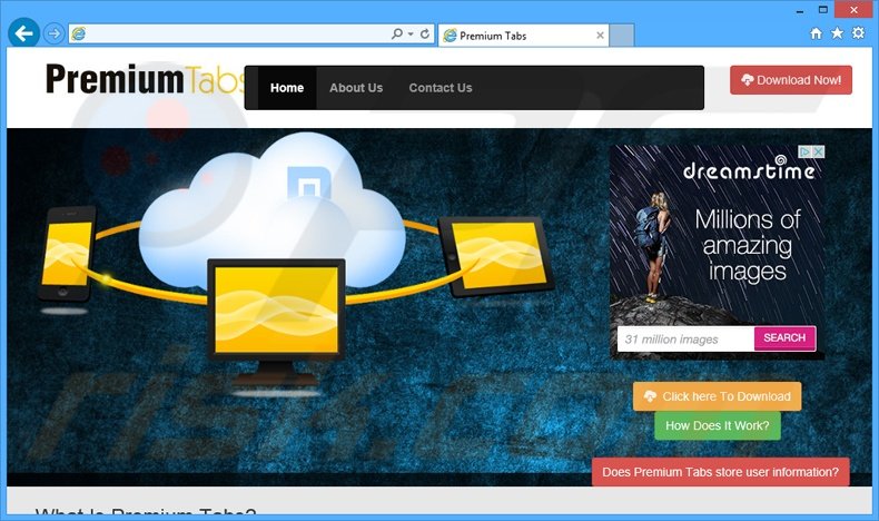 Premium Tabs adware