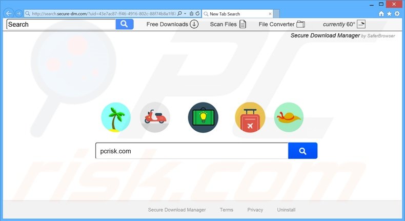 search.secure-dm.com browser hijacker