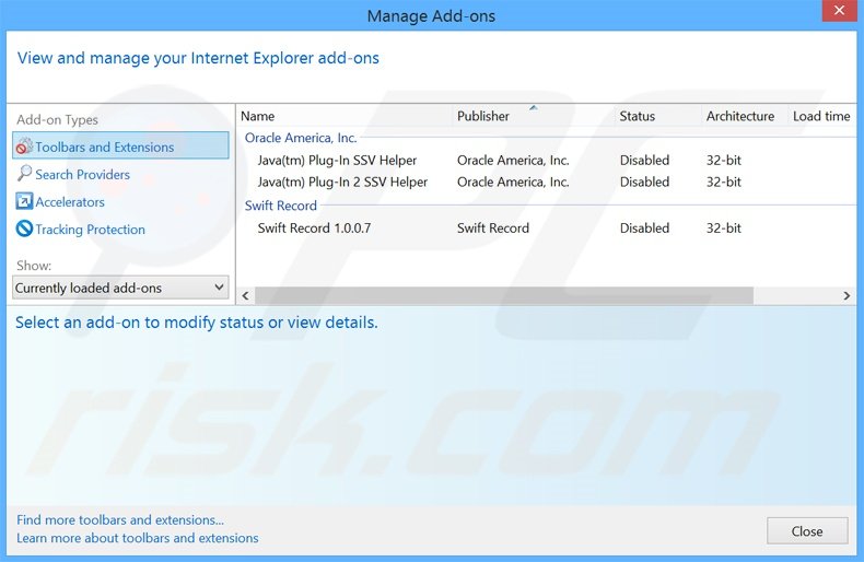 Removing search-webresults.com related Internet Explorer extensions