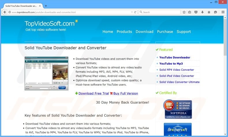 Solid YouTube Downloader and Converter adware