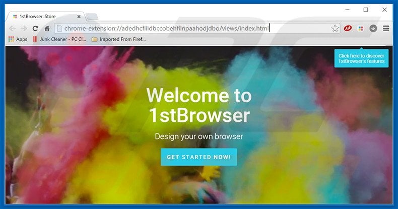 1stBrowser adware