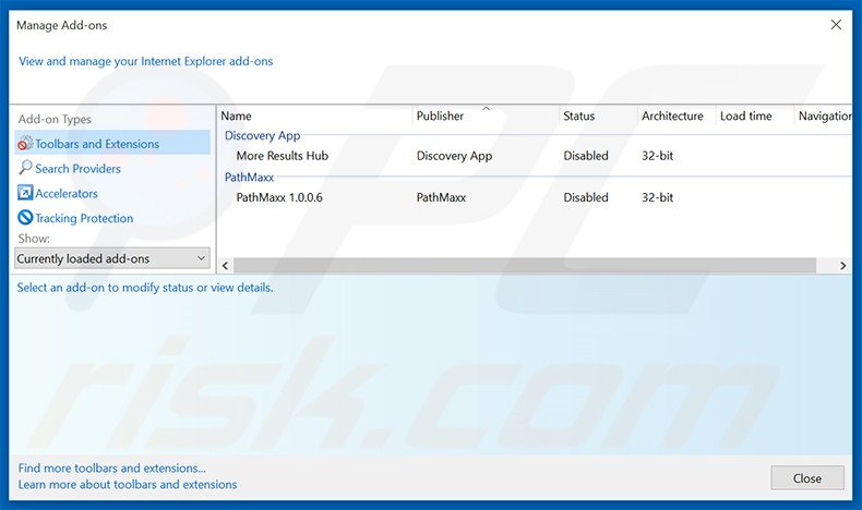 Removing Advanced Calendar ads from Internet Explorer step 2