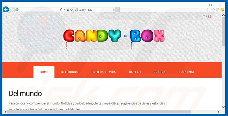 CandyBox adware