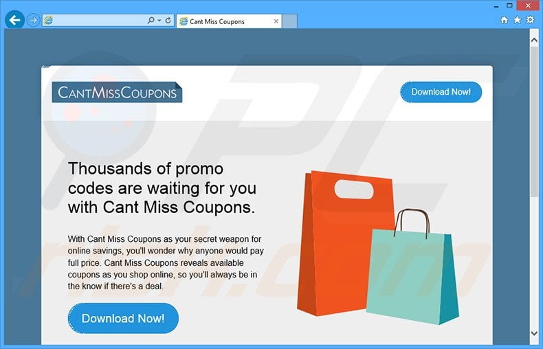 Cant Miss Coupons adware