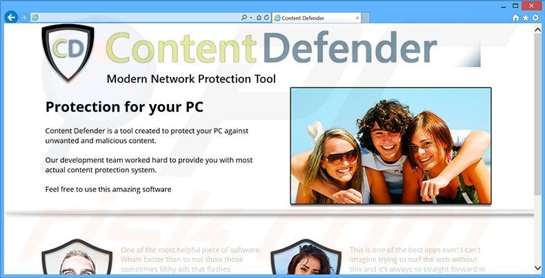 Content Defender adware
