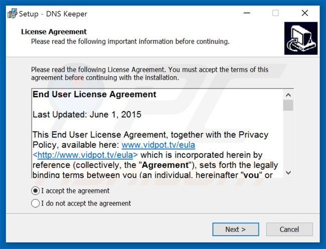 dns keeper adware installer setup