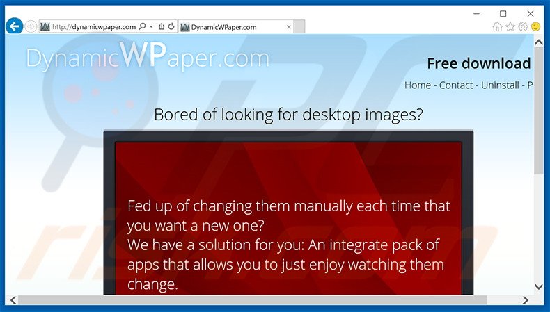 DynamicWPaper adware