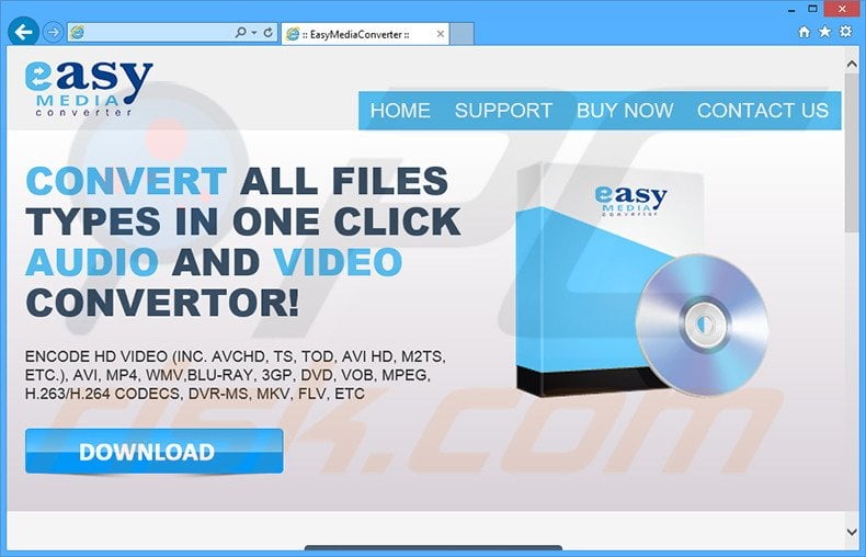 Easy Media Converter adware