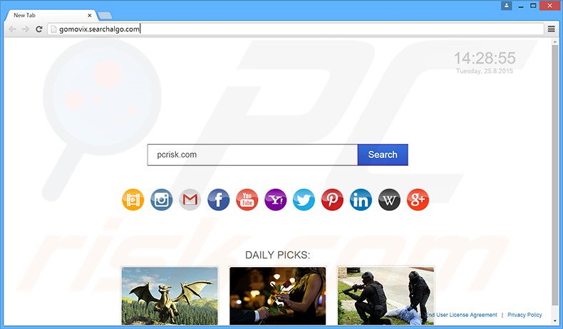 gomovix.searchalgo.com browser hijacker