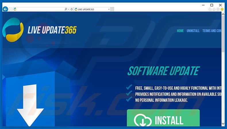 Live Update 365 adware