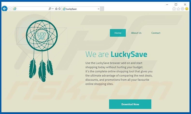LuckySave adware