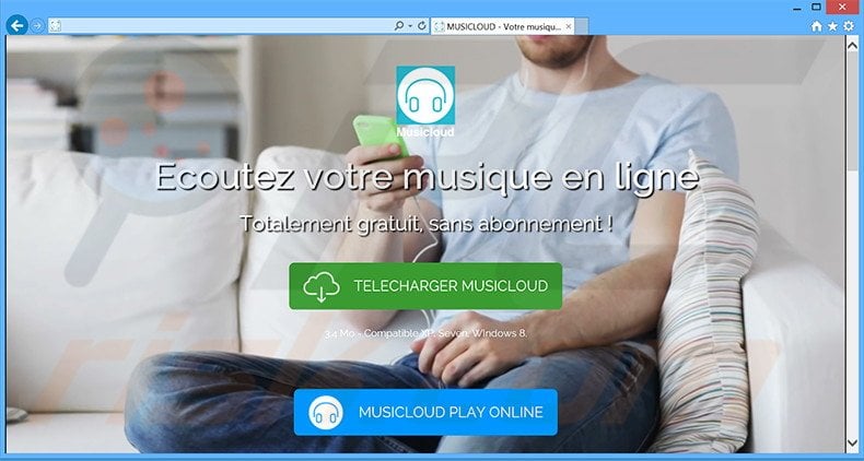 Musicloud adware