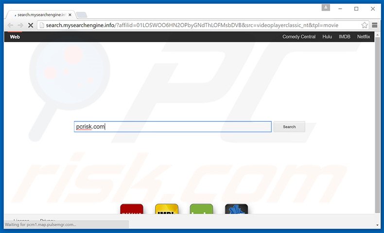 search.mysearchengine.info browser hijacker