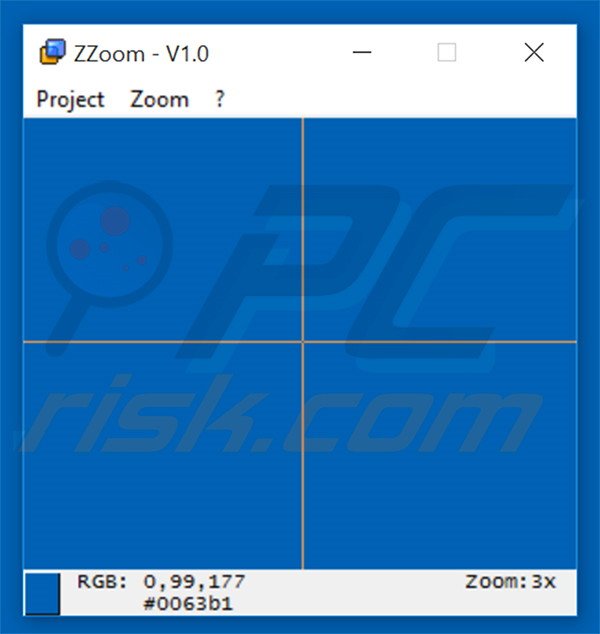 Deceptive adware-type application PicZoomer