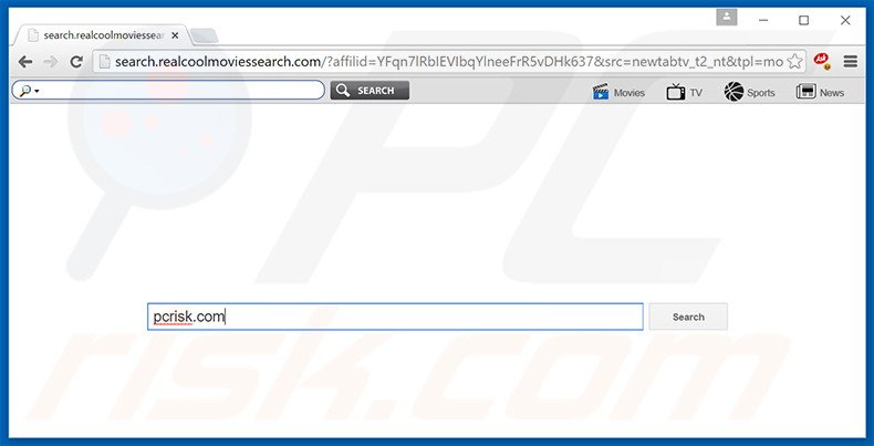 search.realcoolmoviessearch.com browser hijacker