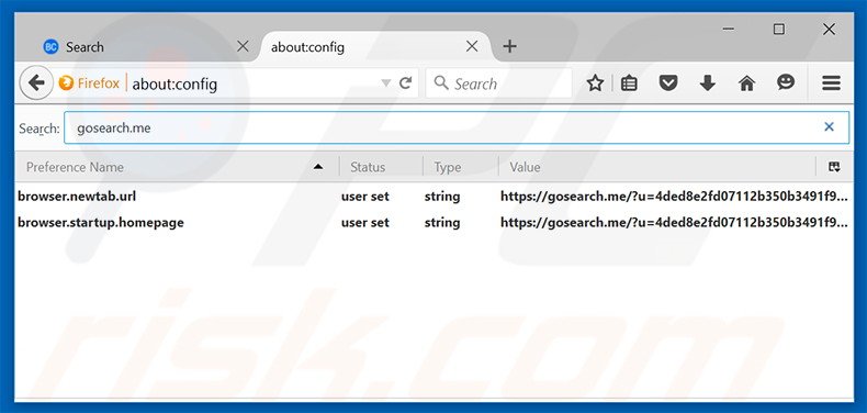 Removing search.bitcro.com from Mozilla Firefox default search engine