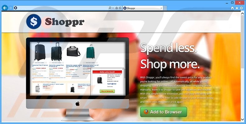 Shoppr adware