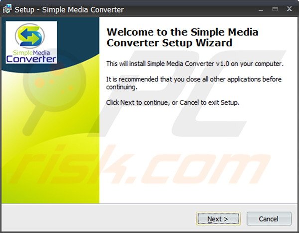 Official Simple Media Converter adware installation setup