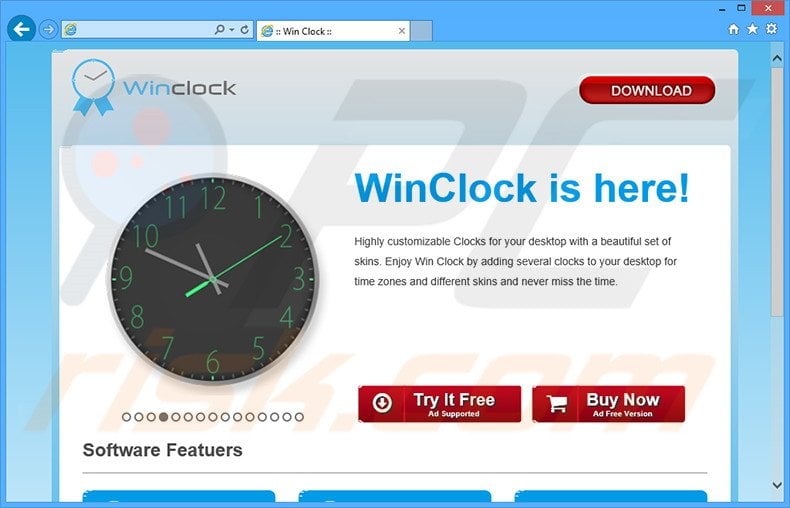 WinClock adware