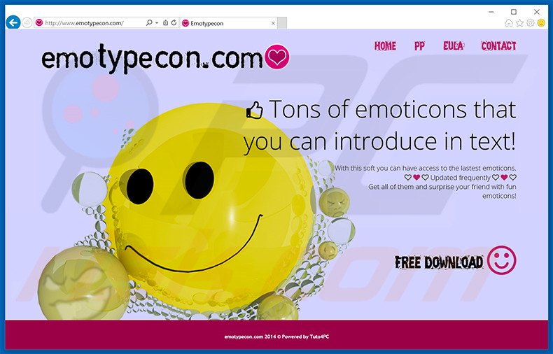 Emotypecon adware