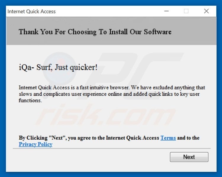 iqa adware installer setup