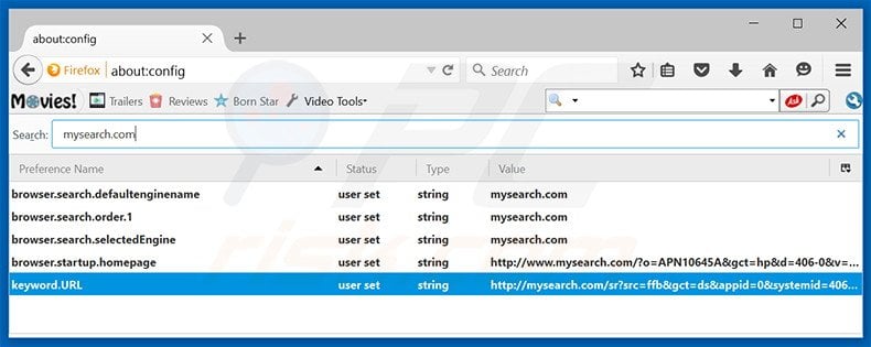 Deleting Mywebsearch Vista