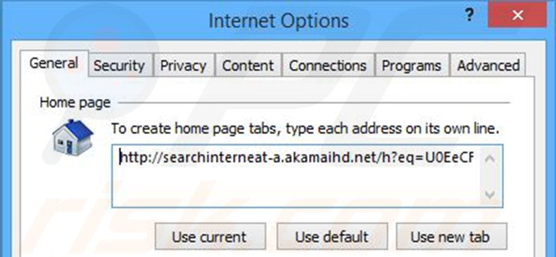 Removing Search Know from Internet Explorer homepage