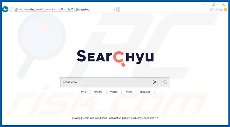 searchyu.com browser hijacker