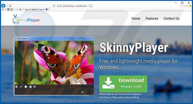 SkinnyPlayer adware