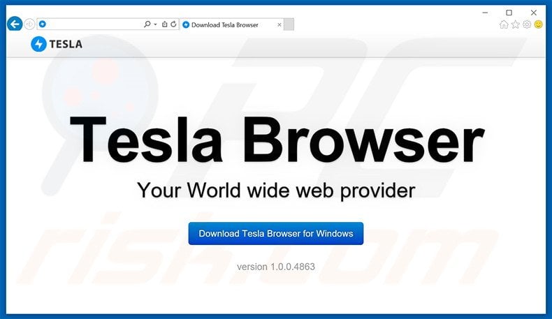 Tesla Browser adware