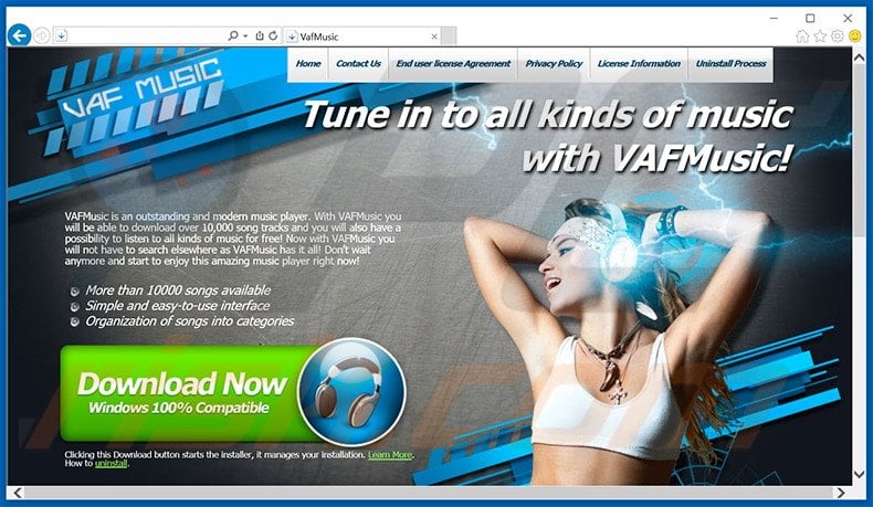 VAFMusic adware