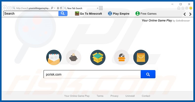 search.youronlinegameplay.com browser hijacker