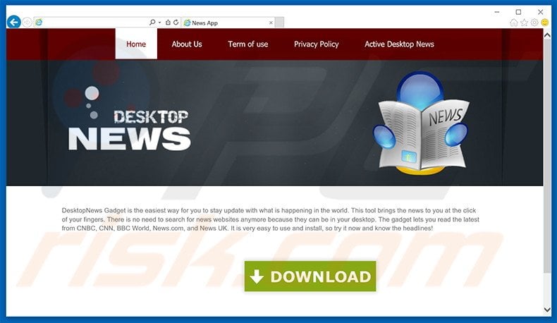 DesktopNews adware