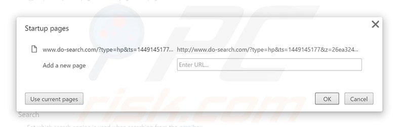Removing do-search.com from Google Chrome homepage